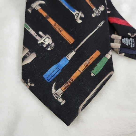 Tango By Max Raab Tool Time Mechanic Home Improvement Necktie Tie - Picture 4 of 12